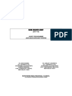 Bank Branch Audit 2017-18 Background Papers