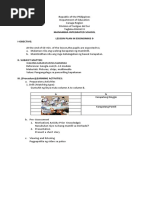 Manambia Integrated School Lesson Plan in Ekonomiks 9 I-Obective