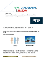 Geography, Demography, & History