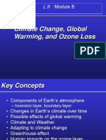 Climate Change, Global Warming, and Ozone Loss: Module B