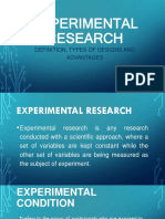 Experemental Research 2