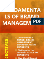 Module 3 - Fundamentals of Brand Management