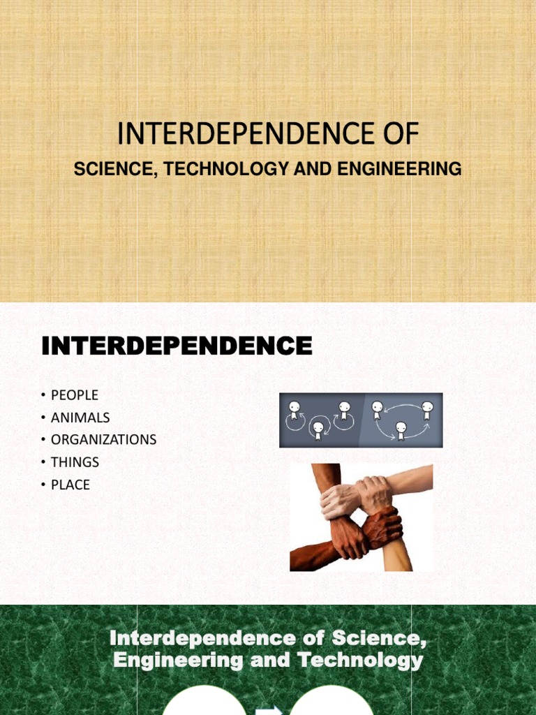 Interdependence of Science and Technology | PDF | Art | Computers