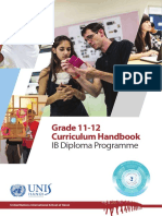 Grade 11-12 Curriculum Handbook: IB Diploma Programme