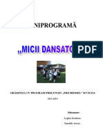 Micii Dansatori Optional Niveli