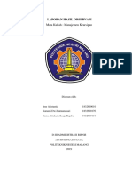 Laporan Observasi Kearsipan