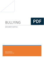 Bullying: (Document Subtitle)