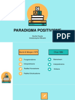 Paradigma Positivisme: Nurita Fauzia Intadaviqotul Minakh