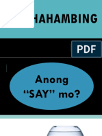 PAGHAHAMBING