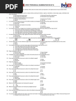 First Periodical Examination in Icf 8: Deped - Lnas