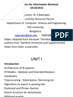 UNIT I Slides Introduction To Info Retrieval