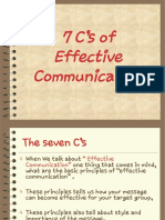 7 C's Effective Communication