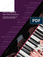 Trinity College London Piano Syllabus 2018-2020 PDF