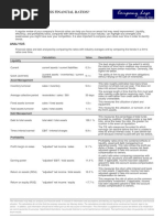 Financial Ratio Analysis