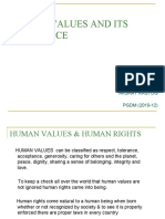 Human Values and Its Ignorance: Completed By:-Rohit Bahri Akshat Rastog PGDM (2010-12)