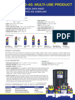 WD-40 Multi-Use Product: Technical Data Sheet 50-State Voc Compliant