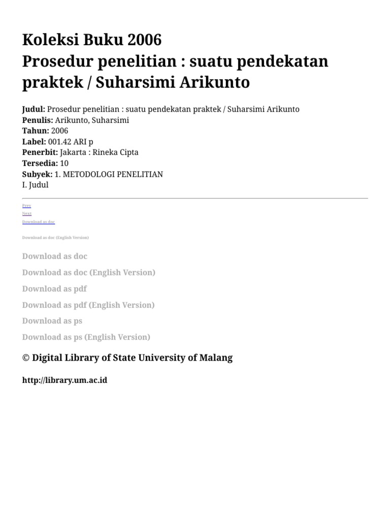 Download buku arikunto 2006 pdf full