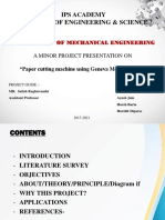 Minor Project PPT Format