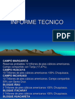 Informe técnico sobre reservas de gas natural en Chuquisaca