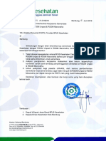 Surat Pemberhentian Kerjasama Sementara - RSGM Unpad & RSGM Maranatha