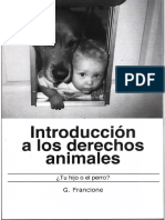 Francione - Introd. A Los Derechos de Los Animales