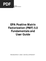 EPA Positive M Atrix Factorization (PM F) 5.0 Fundamentals and User Guide