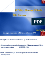 CSR Policy, Strategy & Goals MDI Gurgaon