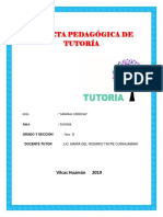 Modelo Carpeta Tutoría