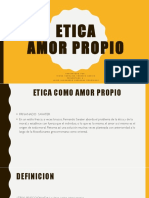 Etica Amor Propio