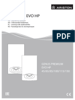 ARISTON Premium Evo HP - Manual de Utilizare