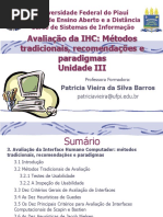 03 - Aula 03 Avaliação Da Interface Humano Computador