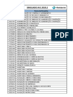 Disciplinas Simulado AV1