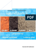 Soil Mechanics (Prepared by Ahmad Pshtiwan and Lawand Diari) (University of Sulaimani)