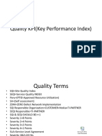 Quality KPI (Key Performance Index)
