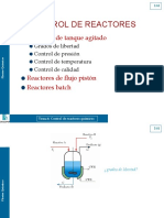 Control de reactores químicos: temperatura y presión
