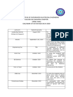 Planned Activities for Sy 2019-2020