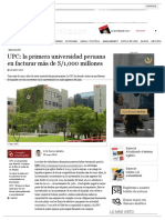 6.2 - UPC - La Primera Universidad Peruana en Facturar Más de S - 1,000 Millones - Semana Económica PDF