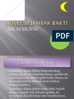 Novel Sejambak Bakti Kumpulan Maisarah