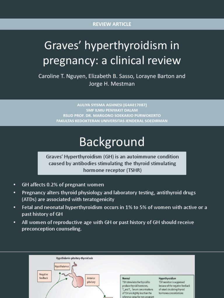 Graves' Hyperthyroidism in Pregnancy A Clinical Review PDF