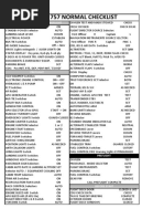 Boeing 757 Normal Checklist: Power Up & Preliminary Preflight