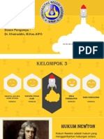 Biomekanika Hukum Newton 2019 Kelompok 3