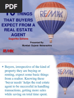 Things That Buyers Expect From A Real Estate Agent: Sagarika Sahana