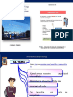 SESION 05 Elección Del Tema de Investigación y Descripción de La Realidad Problemática.  TESIS 1 UIGV