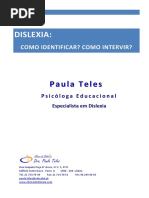 0 - DISLEXIA - Como Identificar - Como Intervir - Actualizado.pdf