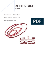Rapport de Stage