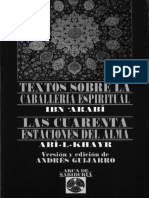 Textos sobre la caballería espiritual - Abi-L-Khayr - Las cuarenta estaciones del alma.pdf