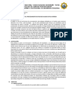 Práctica #01 Procesamiento de Pescado Salado en Pila Húmeda