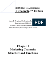 Powerpoint Slides To Accompany: Marketing Channels, 7 Edition
