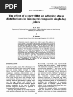 The Effect of A Spew Fillet On Adhesive Stress PDF