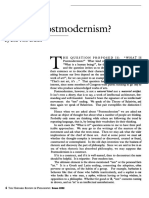 What Is Postmodernism?: by Eva T.H. Brann